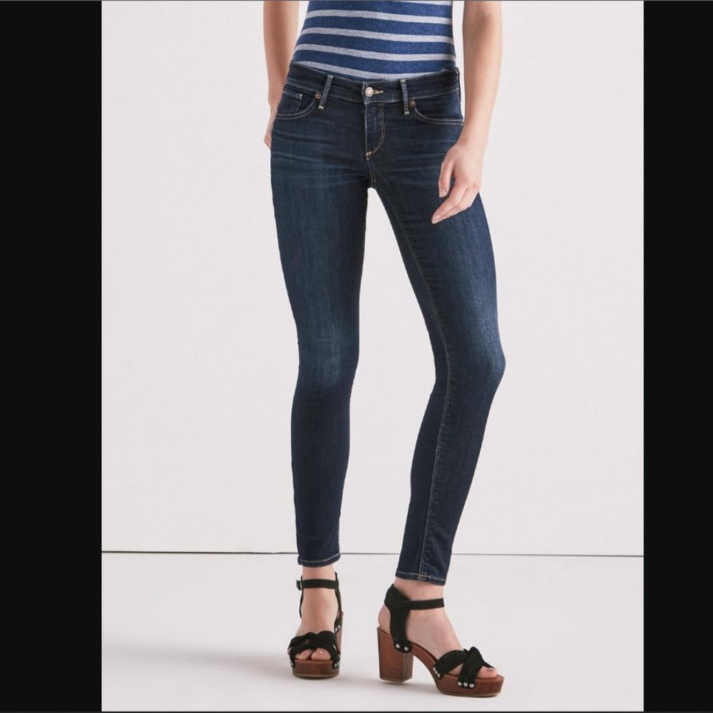 Lucky Brand Stella Low Rise Skinny Jean, Sz 8/29, EUC